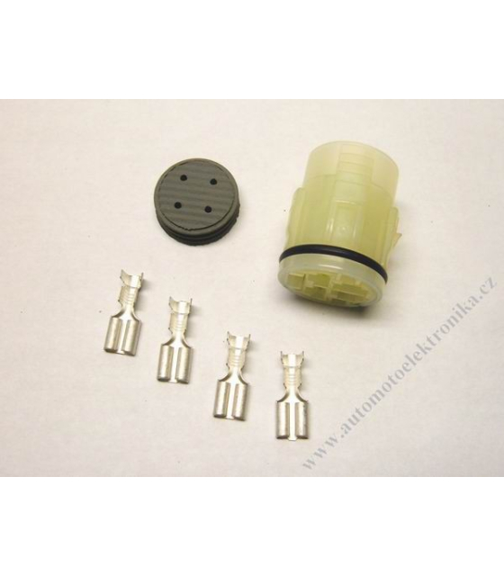 Konektor vodotěsný Honda 6,3 x 4 kulatý zásuvka