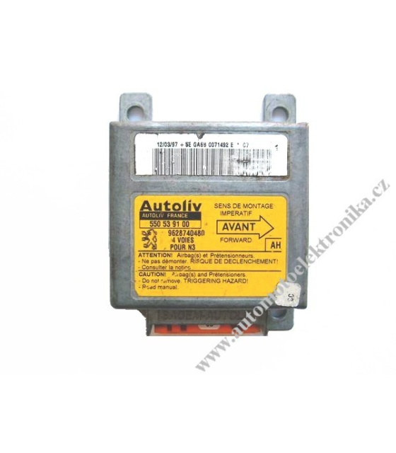 Airbagová jednotka Peugeot,Citroen Autoliv 550 53 91 00, 550539100
