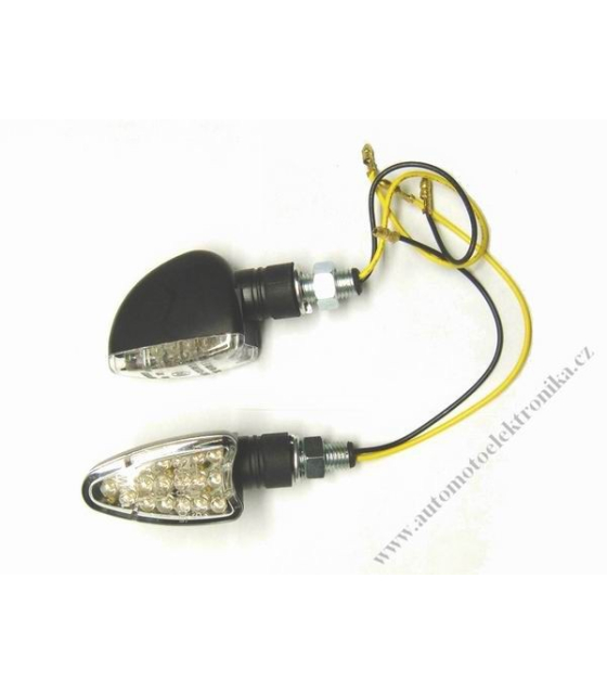 Blinkr LED černá sada 40mm