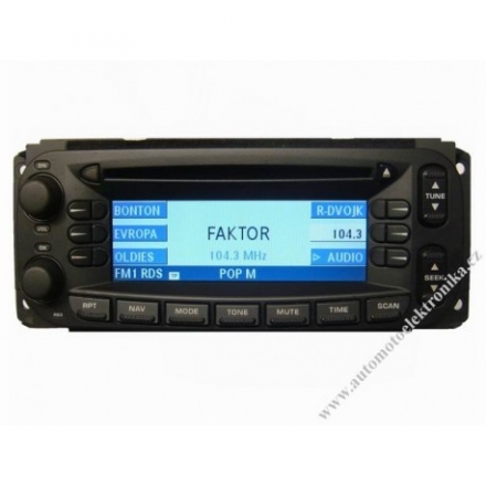 Autorádio Chrysler s navigací RB3 Becker