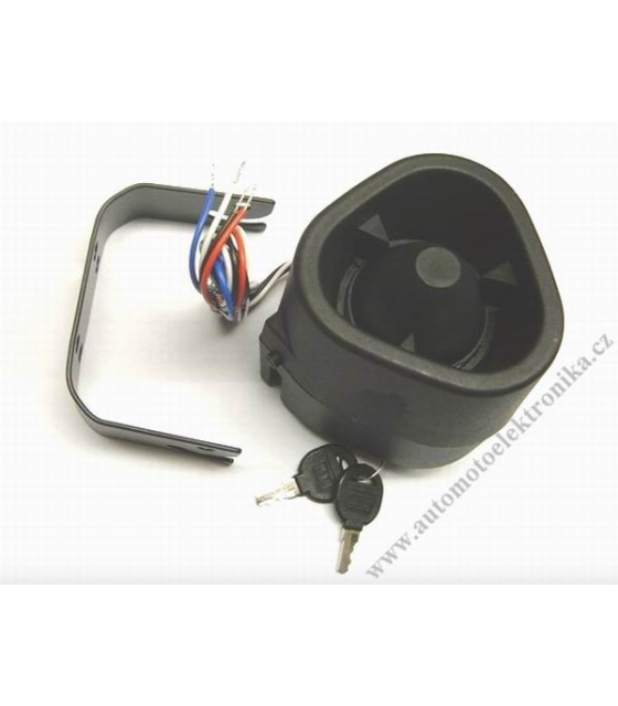 Poplachová siréna 12V PS 6 se zálohovacím akumulátorem