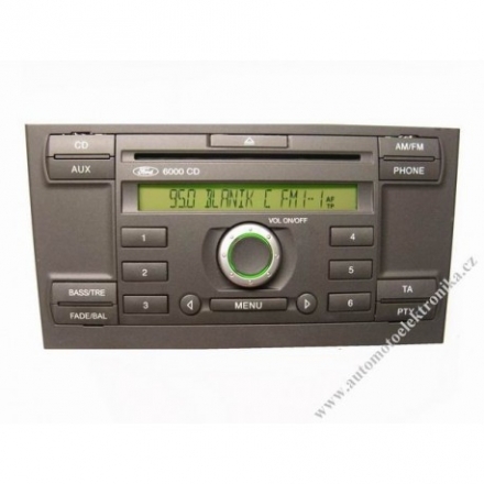 Autorádio Ford 6000 RDS CD r.v.06 Mondeo