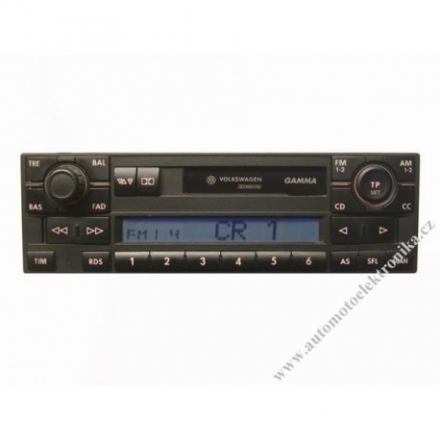 Autorádio VW GAMMA MGF RDS s vyndavacím panelem