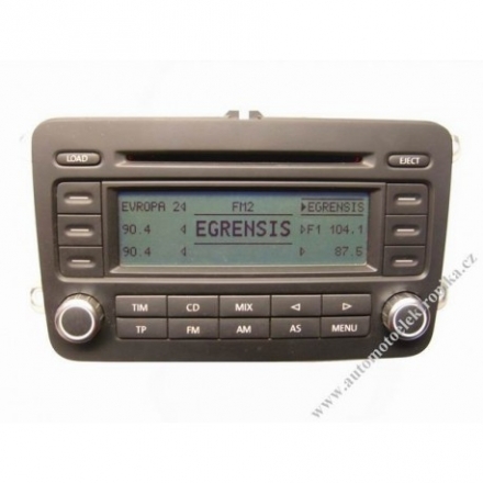 Autorádio VW RCD 500 na 6xCD