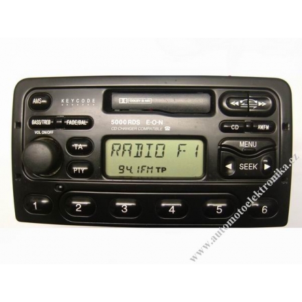 Autorádio Ford 5000 RDS MGF s kolečkem, nový tuner
