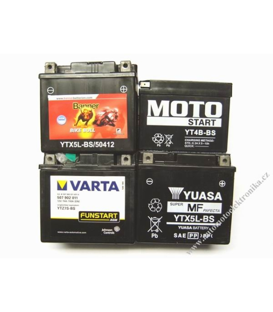 Akumulátory moto