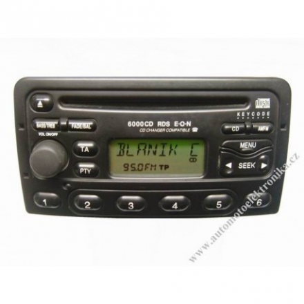 Autorádio Ford 6000 RDS CD nový tuner