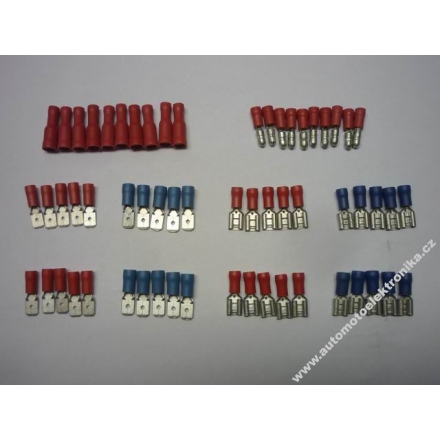 Profesionální krimpovací kleště na konektory s izolací + sada konektorů