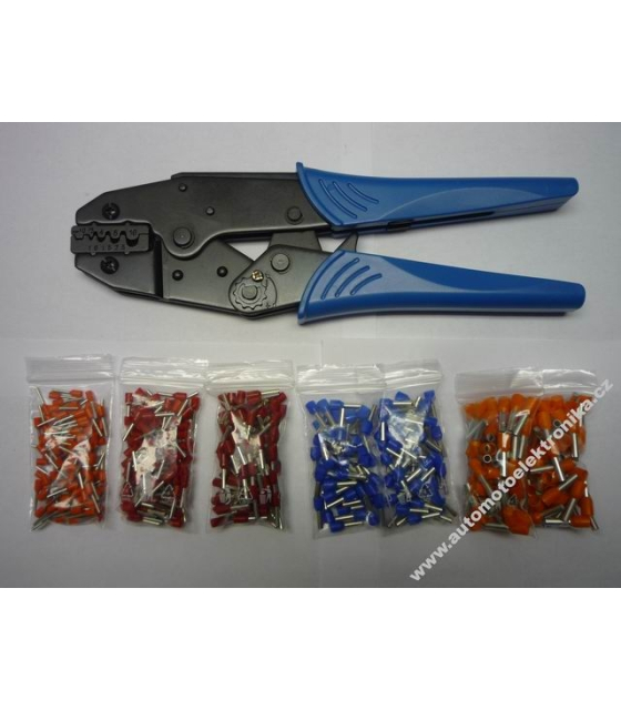 Profesionální krimpovací kleště na dutinky + sada dutinek