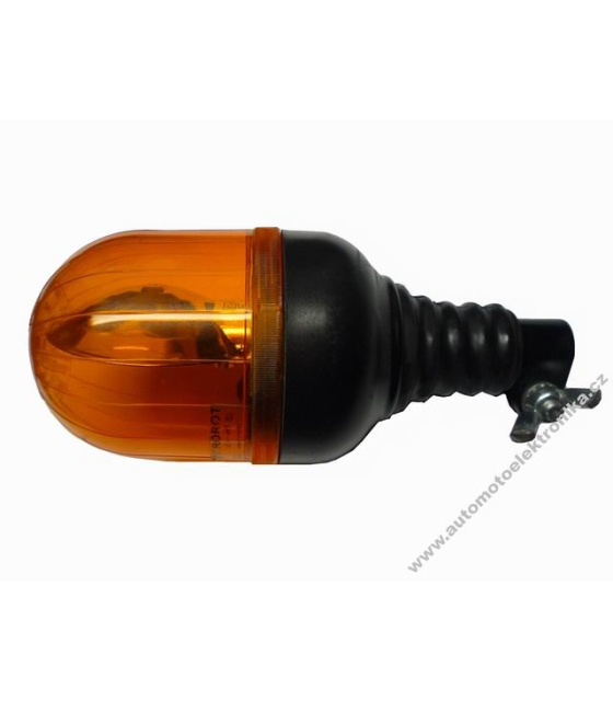 Rotační maják MICROROT, 12 - 24V na tyč, oranžový