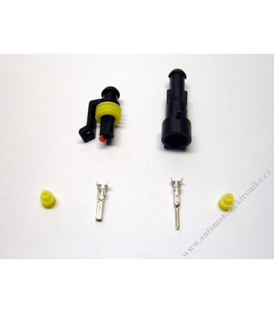 Vodotěsný konektor 1,5 x 1 AMP