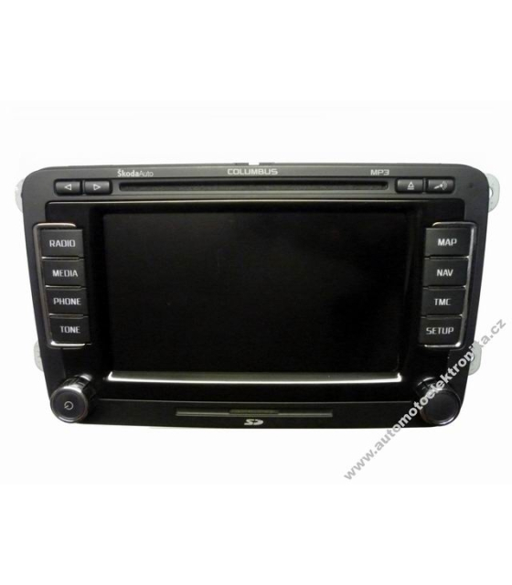 Autorádio s navigací Škoda Columbus LED