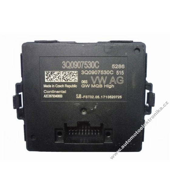 Gateway jednotka Continental 3Q0907530C Škoda, VW