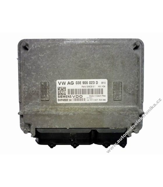 Motorová jednotka Škoda Fabia 1,2i Siemens Simos 03E 906 023 D