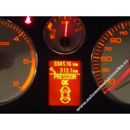 Displej maxidot Peugeot 407