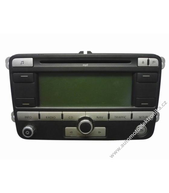 Autorádio VW CD MP3 s navigací RNS 300 stříbrné tlačítka