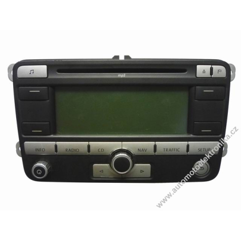 Autorádio VW CD MP3 s navigací RNS 300 stříbrné tlačítka