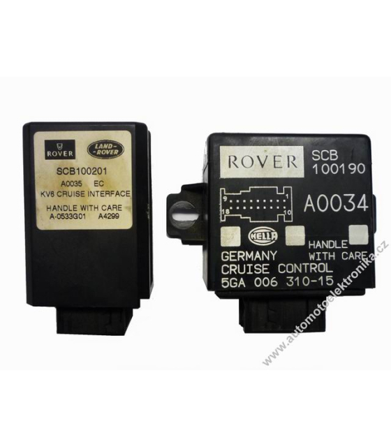 Řídící jednotka Rover 75 tempomat SCB 100190, 100201