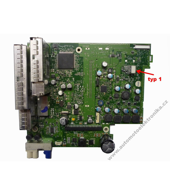 Deska GPS a rádia RNS510 a Columbus typ 1