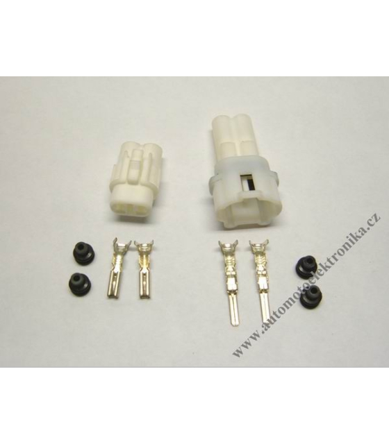 Vodotěsný konektor 2,3 x 2 bílý