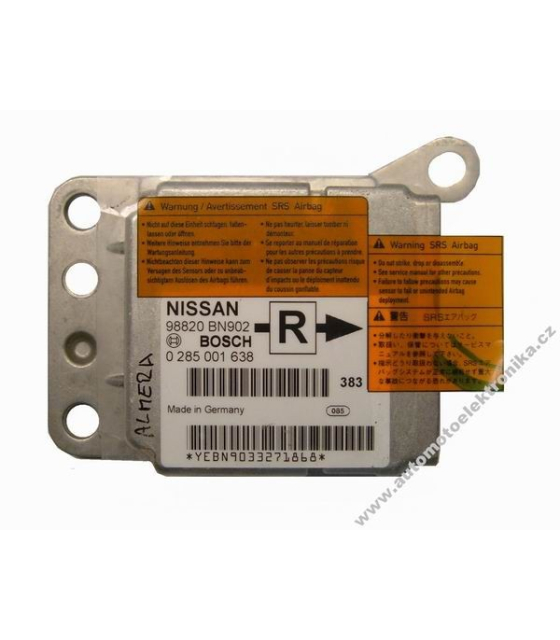 Airbagová jednotka Nissan Almera 98820 BN902, 0285001638
