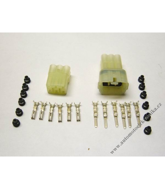 Vodotěsný konektor 2,3 x 6