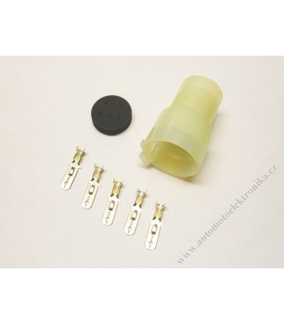 Konektor vodotěsný Honda 6,3 x 5 kulatý vidlice