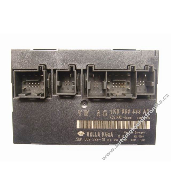 Komfort jednotka VW, Škoda 1K0 959 433 AK Hella