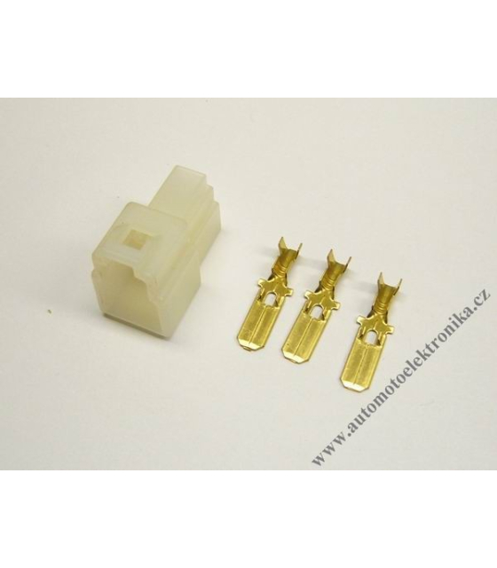 Konektor 6,3 x 3 vidlice