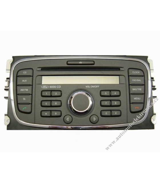 Autorádio Ford 6000 RDS CD r.v.08 tm.stříbrné