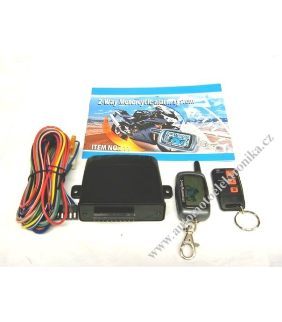 Motoalarm s radiovým pagerem