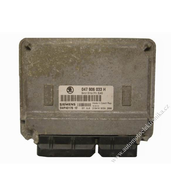 Motorová jednotka Škoda Fabia 1,4i Siemens Simos 047 906 033 H