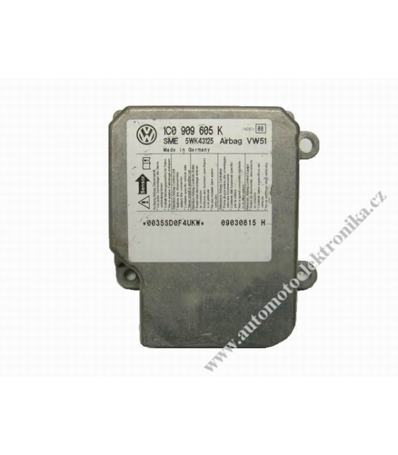 Airbagová jednotka VW, Škoda 1C0 909 605 K index 08 Siemens 5WK43125