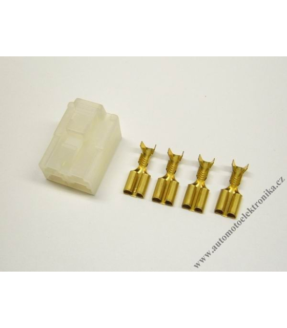 Konektor 6,3 x 4 zásuvka