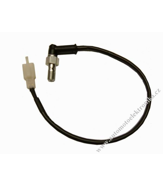 Spínač brzdového světla tlakový s kabelem 90´ M10x1