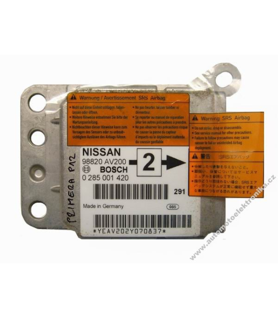 Airbagová jednotka Nissan Primera 98820 AV200, 0285001420
