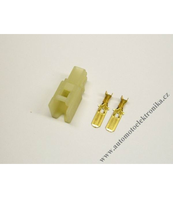 Konektor 6,3 x 2 vidlice