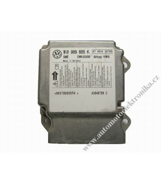 Airbagová jednotka VW, Škoda 1K0 909 605 K index 07 Siemens 5WK43410