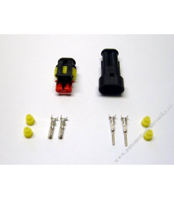 Vodotěsný konektor 1,5 x 2 AMP