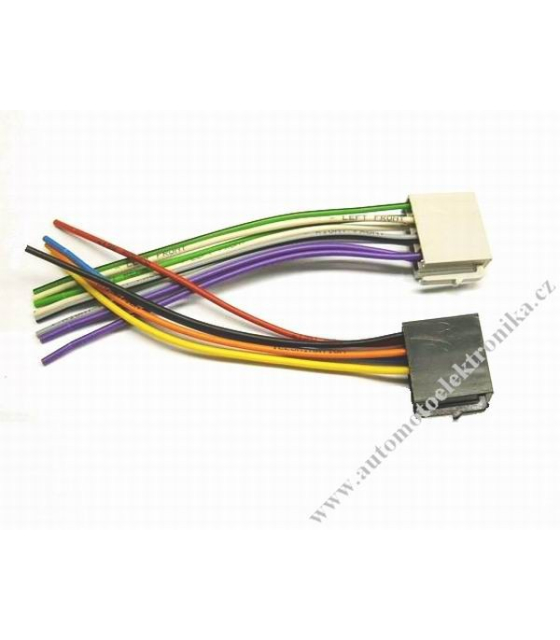 Konektory k autorádiu ISO napájení + reproduktory