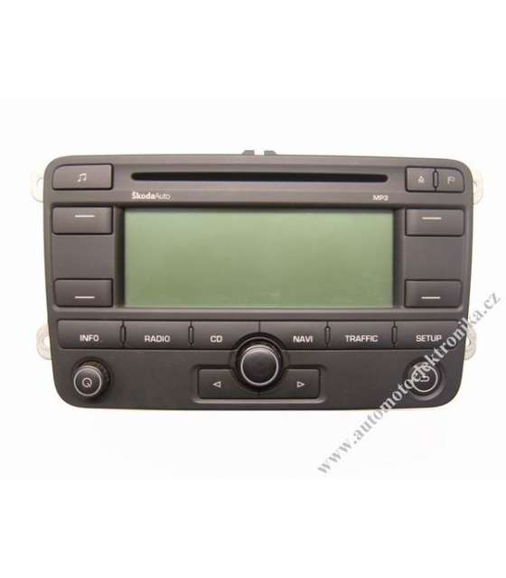 Autorádio Škoda CD MP3 a navigací Blaupunkt