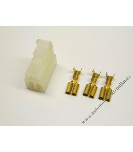 Konektor 6,3 x 3 zásuvka