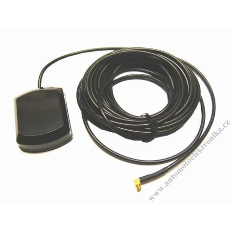 Anténa GPS MCX-D magnetická kabel 5m