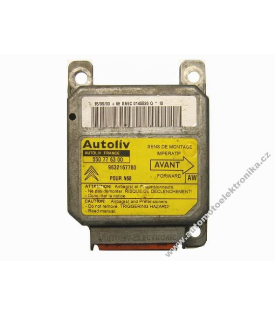 Airbagová jednotka Peugeot, Citroen Autoliv 550 77 63 00, 550776300